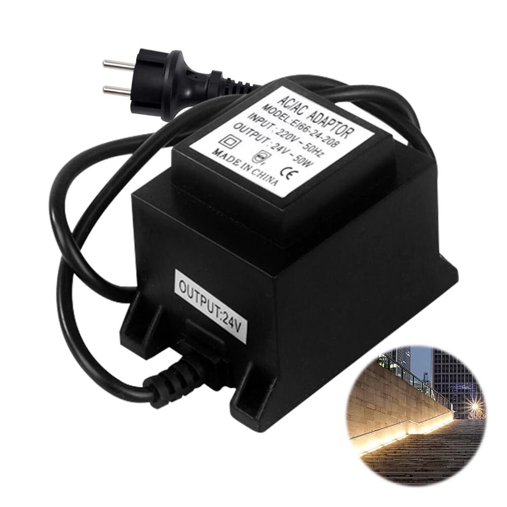 Trasformatore Esterno 24V AC per Illuminazione Giardino e Laghetti