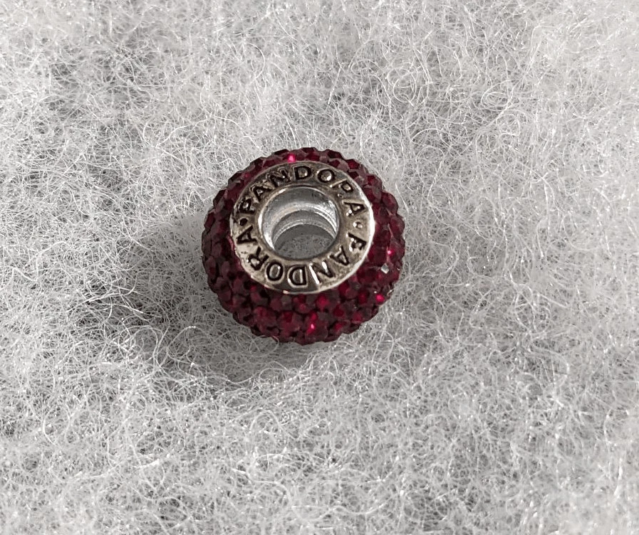 Nuevo abalorio Pandora Rubí Rojo Estrás - ¡¡HERMOSO!!! Foto 3 de 3