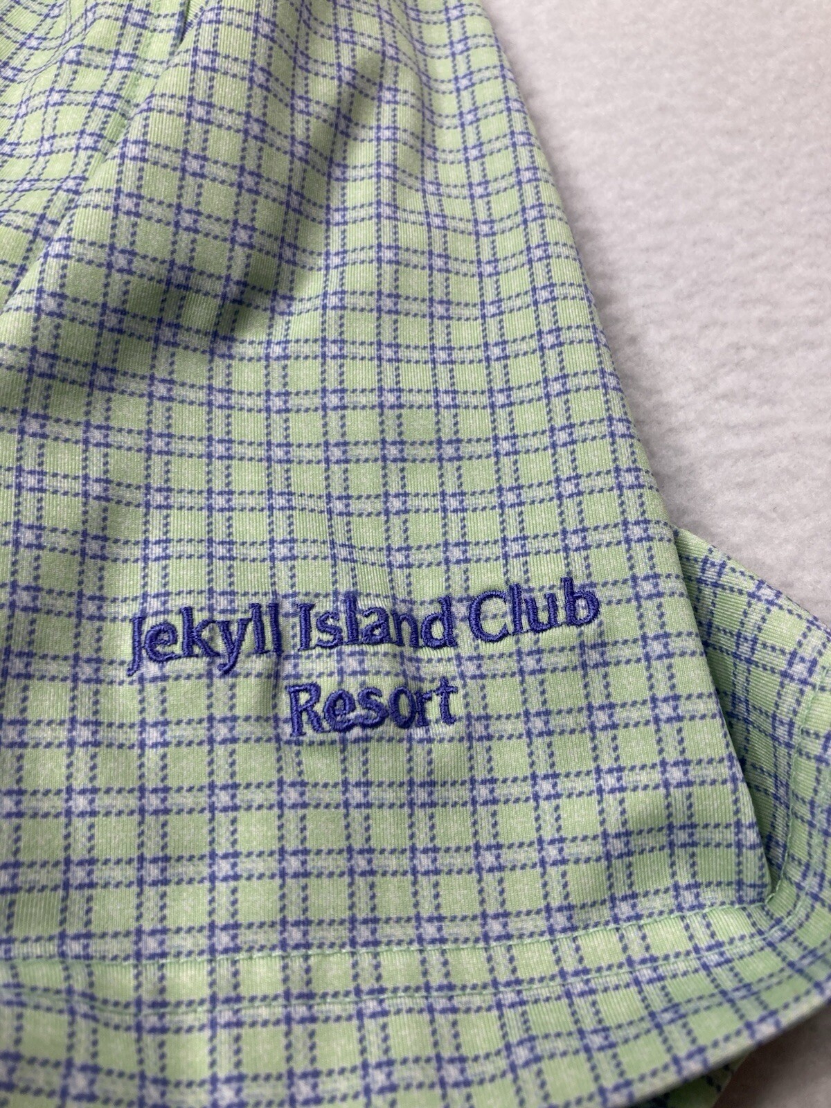 Turtleson Green Checked Performance Golf Casual P… - image 6