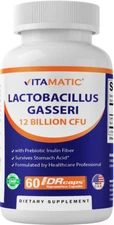 Vitamatic Lactobacillus Gasseri - 12 Billion per DR Capsule - 60 Count
