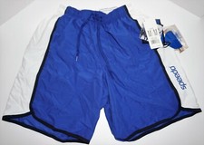 NEW MEN'S BLUE SWIM SHORTS ADULT MEDIUM