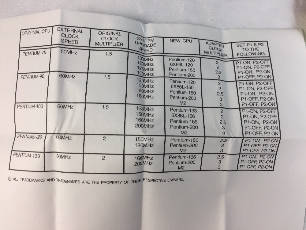 Vintage Intel Pentium MMX CPU Voltage Adpater Upgrade Module for Motherboards - Picture 6 of 11