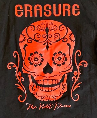 Erasure T Shirt New Wave T Shirt Dance Music T Shirt Mens Small Concert T Shirt