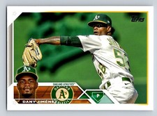 Dany Jimenez 2023 Topps #164 Oakland Athletics