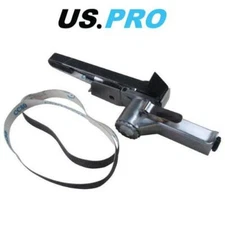 US PRO Tools 20mm Air Belt Sander With Sanding Belts 8318
