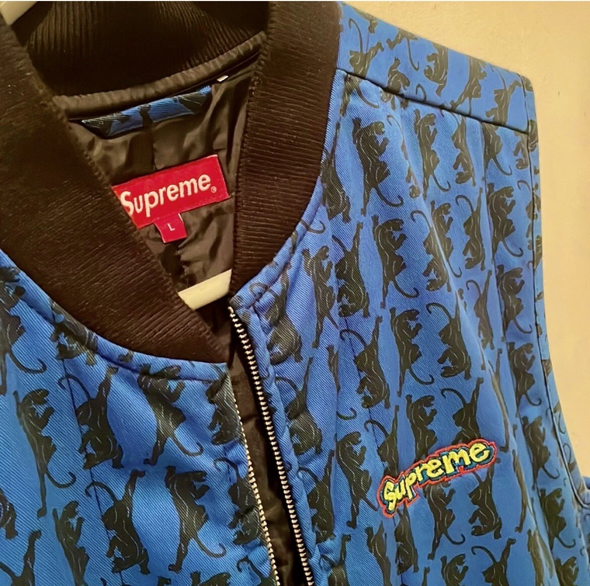 Gilet motif panthère SUPREME