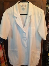4 White, Fashion Seal Healthcare Lab Coats  non-smoking household 