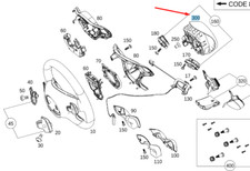 Mercedes-Benz E W213 Lenkrad protection bag A00086048009116 NEU ORIGINAL