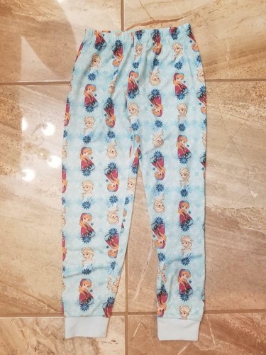 7 8 girl clothes NWOT DISNEY STORE Frozen Anna and Elsa pajama pants, sleepwear - Picture 4 of 5