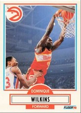 1990-91 Fleer Dominique Wilkins Atlanta Hawks #6