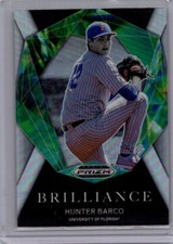 2022 Panini Prizm Draft Picks #BR-HB Hunter Barco Brilliance Prizms Silver