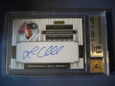 LONNIE CHISENHALL 2008 Razor Signature Series AUTO BGS NM-MT+ 8.5 RC /699