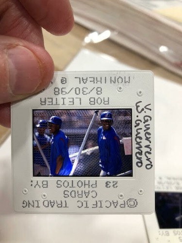 10 EA. 1998 PACIFIC TRADING Vladimir Guerrero Montreal Expos SLIDE NEGATIVE 1/1 - Picture 9 of 10