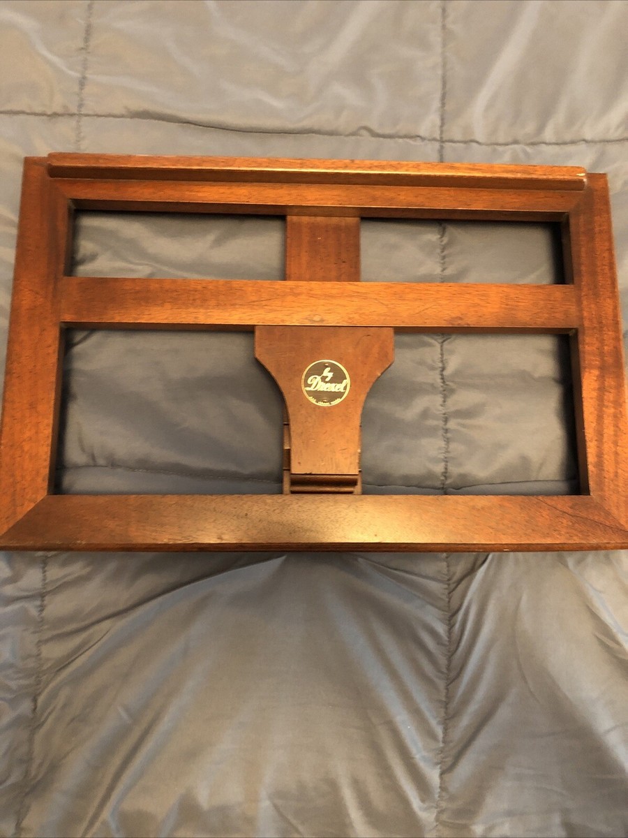 木製　古いブックスタンド　old book stand made of wood Reclaimed Wood Book Stand