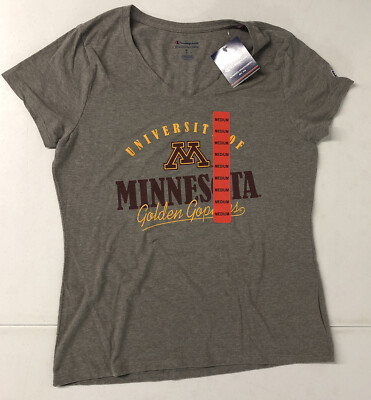 Champion College Womens Minnesota Golden Gophers University V-Neck Tee Champion College Womens Minnesota Golden Gophers University V-Neck Tee