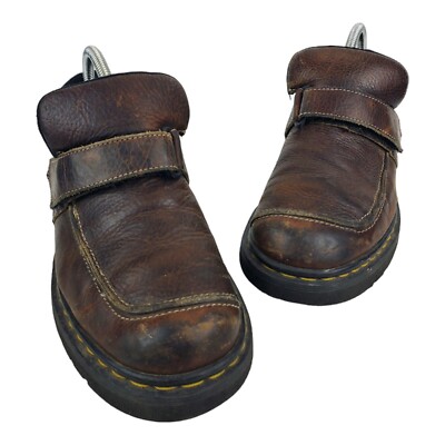 Vintage DR. MARTENS Shoes Mens UK 8 US 9 Brown Monk Strap 