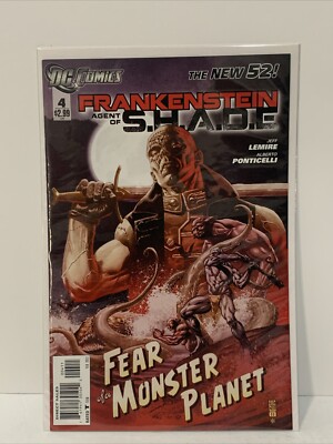Frankenstein Agent Of SHADE #4 - 2011 Dc Comic