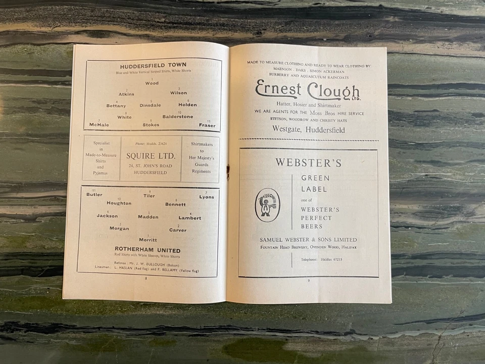 Huddersfield Town v Rotherham United, Division 2, 1963/64 - Image 3 of 3