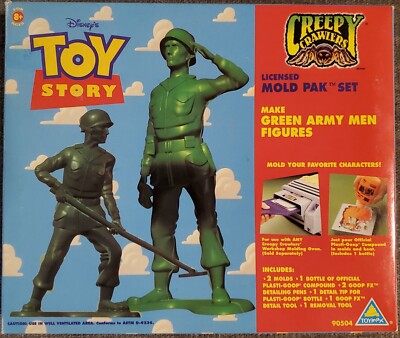 Toy Story Movie Creepy Crawlers Green Army Men Mold Pak Set | eBay