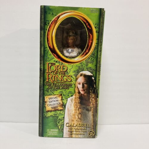 The Lord of the Rings Galadriel Fellowship of the Ring 12" inch Fig 2002 Toy Biz - Afbeelding 1 van 11