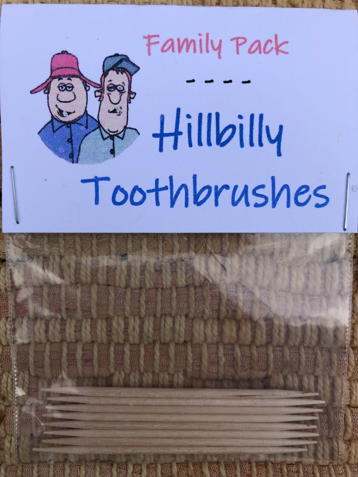 Hillbilly Toothbrushes Gag Gift