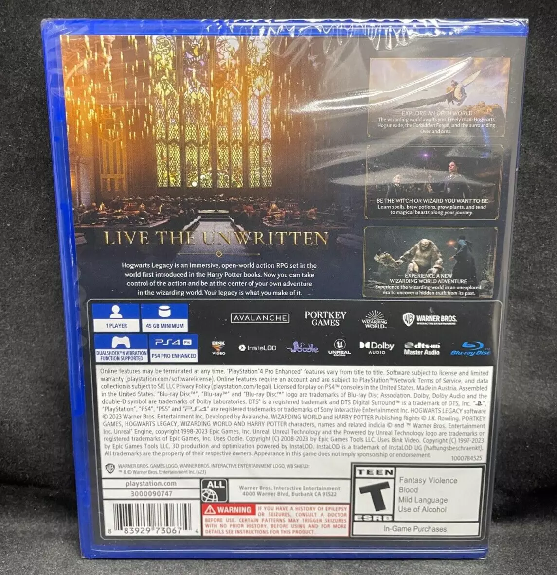 Hogwarts Legacy (PS4/Playstation 4) BRAND NEW