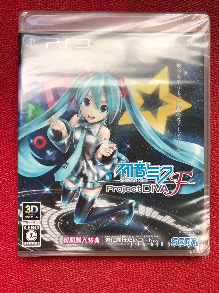 PS3 SEGA Hatsune Miku Project DIVA F *NEW* unopened with Rubber Strap JAPAN - Image 4 of 4