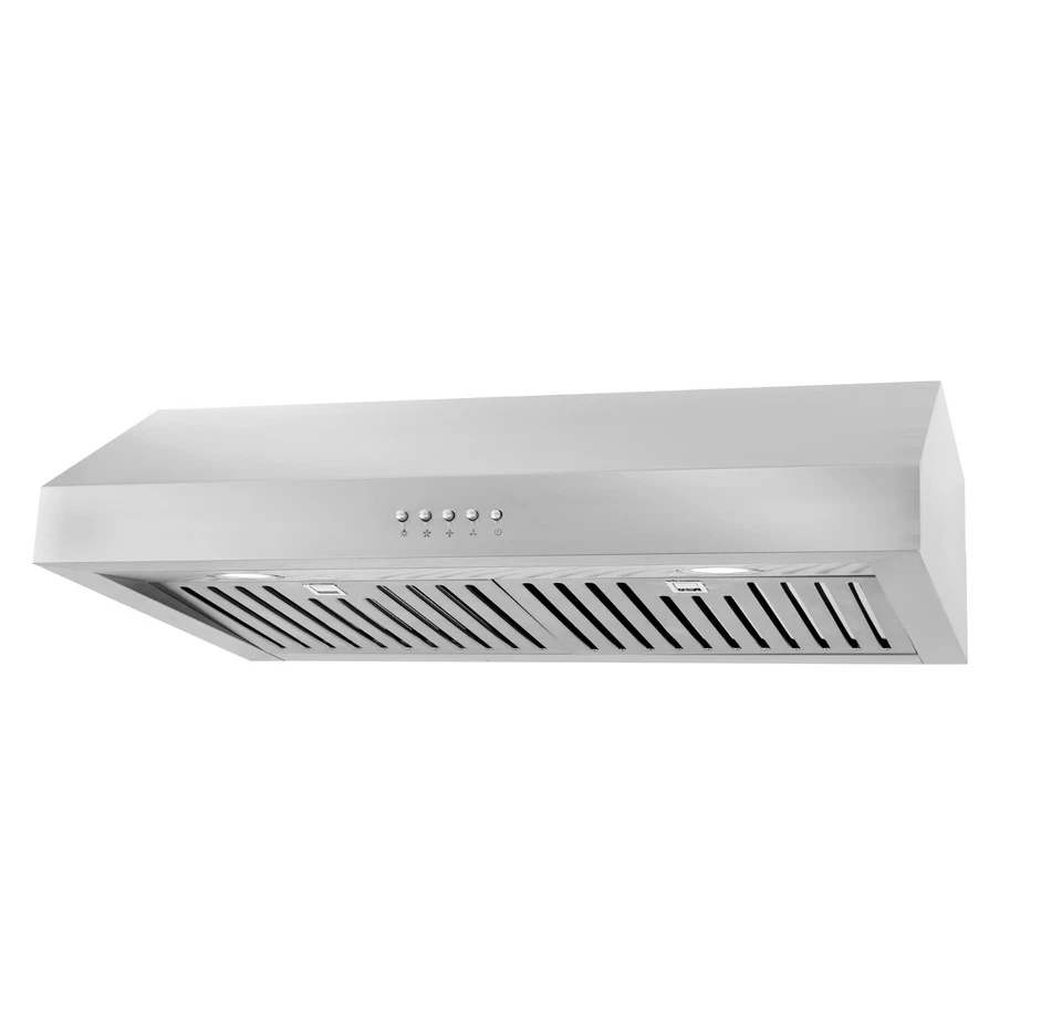 30 in Under Cabinet Range Hood (OPEN BOX) Stainless Steel, Washable Filters, LED - Image 2 of 4
