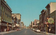Postcard Main Street Richmond Indiana IN 
