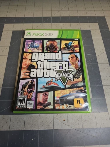 Grand Theft Auto V Microsoft Xbox 360 w/ Manual Nice Disc -No Map - Adult Owned