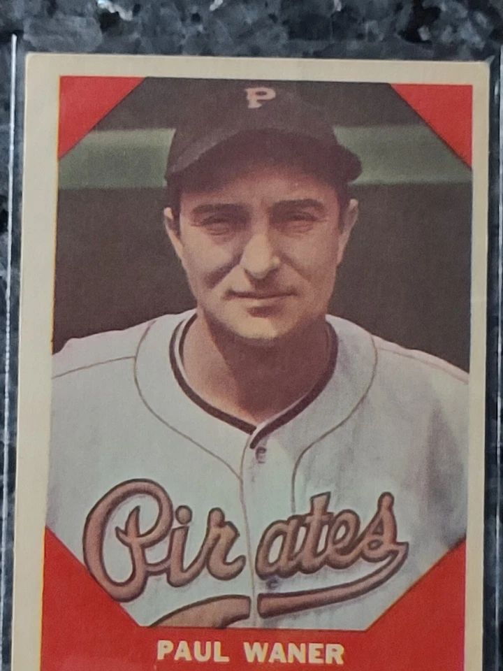 1960 Fleer Baseball Greats #76 Paul Waner Pirates, Bkn, Bos, Yankees Ex+, Bonito Foto 2 de 4