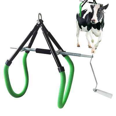 Lame Cow Hip Lifter Adjustable Clamp 1T Cow Lifting Frame Calving Milking Birthi