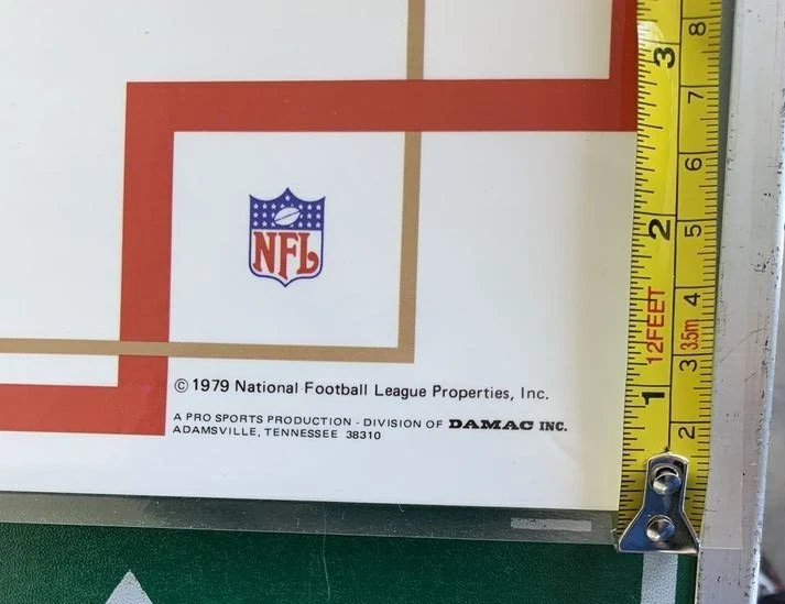 VTG 1979 San Francisco 49 Team Art Poster by Chuck Ren DAMAC NFL 23x25 Laminated - Image 2 of 4