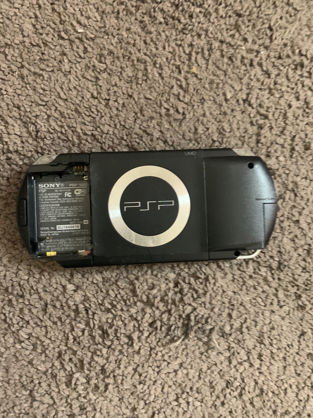 Sony PlayStation Portable PSP1001 64GB Black 711719770558 eBay