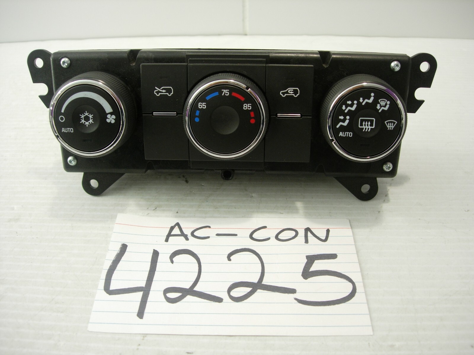08 09 10 Saturn Vue AC and Heater Control Used Stock #4225-AC 