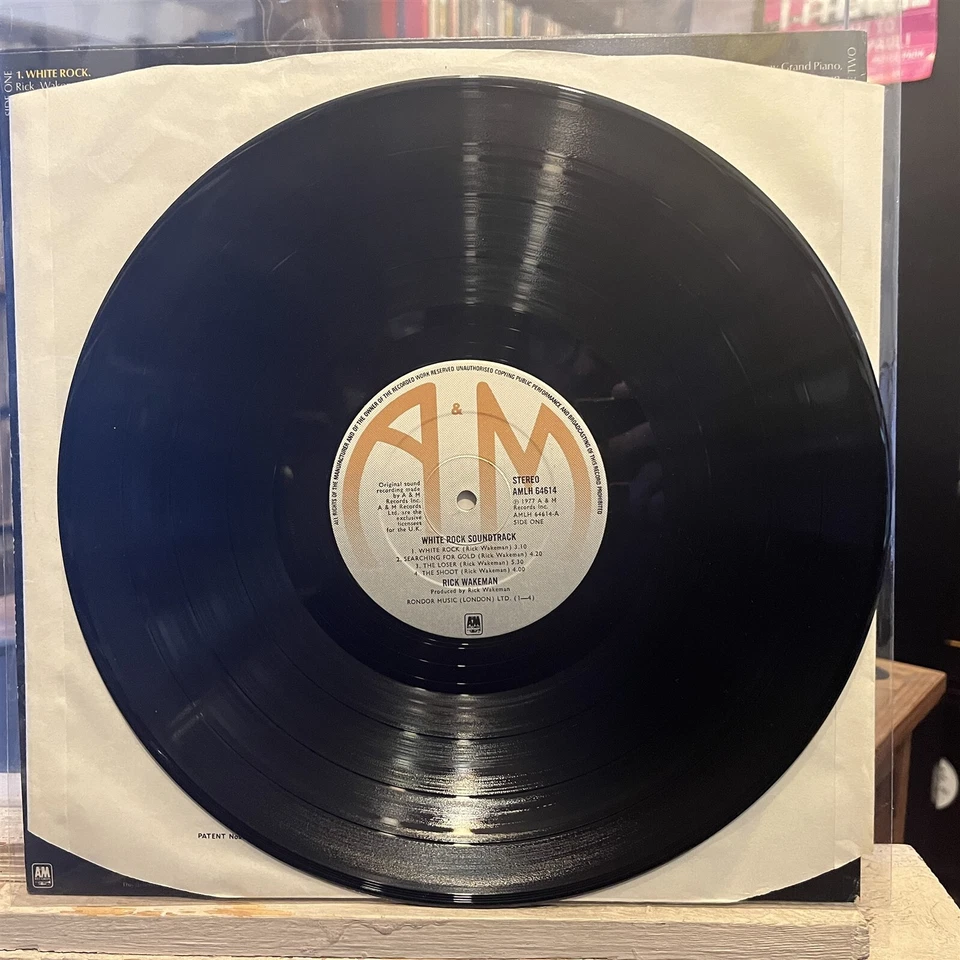 [ROCK/POP]~EXC LP~RICK WAKEMAN~White Rock OST~[1977~A&M~Issue]~UK IMPORT~ - Image 3 of 4