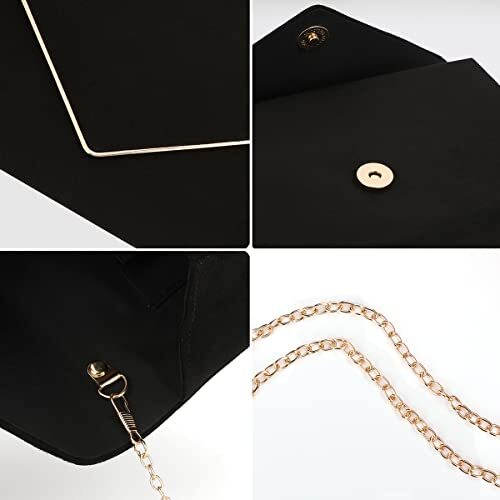 Clutch Purse for Women Evening Bags Handbags for Wedding Party Cocktail Prom - Picture 6 of 15