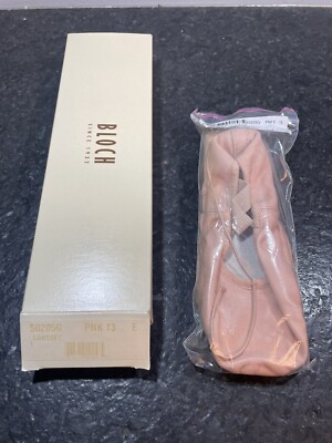 Bloch Full Sole Child 13 E Ballet Shoes Flats Pink SO205G Children Girls New