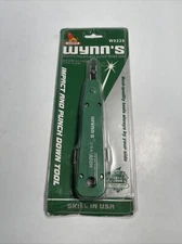 Brand New Sealed Wynns Impact And Punch Down Tool W0239 Green USA Cabling Data