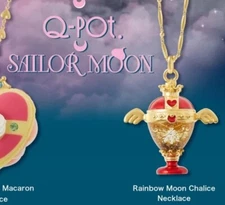 2016 Sailor Moon x Q-pot Second Dream Rainbow Moon Chalice Necklace (Brand New!)