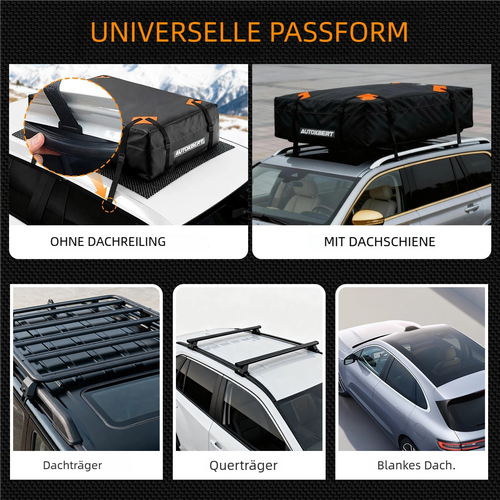 Large Foldable Car Roof Bag Waterproof Roof Box Roof Luggage Box for Car Travel - Picture 4 of 17