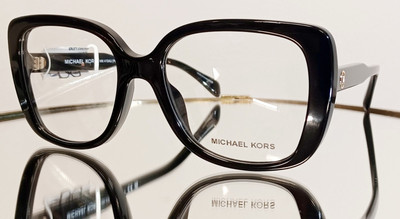 Originale MICHAEL KORS MK4104U (PERTH) 3005 SHINY BLACK Eyeglasses NEW 53-18-140
