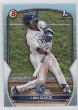 2023 Bowman Prospects Sky Blue 176/499 Juan Olmos #BP-136 08jr