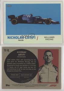 2021 Topps Chrome Formula 1 1961 Topps Sports Cars Nicholas Latifi #T61-NL