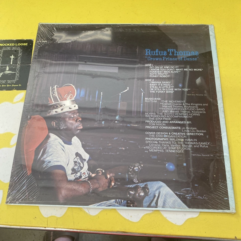 Rufus Thomas CROWN PRINCE OF DANCE Vinyl Record STS 3008 SEALED Stax 1973 - Image 2 of 4