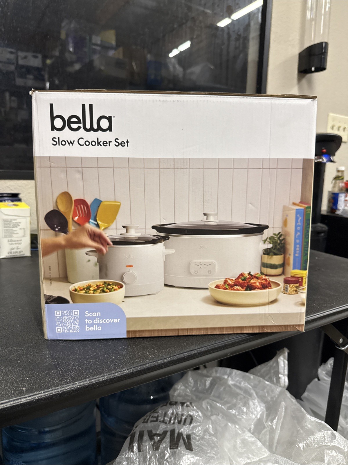 Bella Slow Cooker Set,  6-Quart  & 2-Quart Programmable - FR