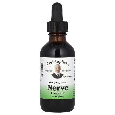 Christopher s Original Formulas Nerve Formula 2 fl oz 59 ml Chemical-Free