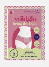 Wildglo Self Heating Patch Menstrual Period Cramp Pain Relief Heat Pad 5 Pack Tv