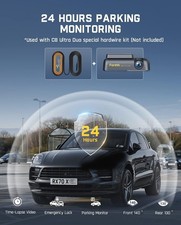 Fanttik Duo Dash Cam Front Rear, Dash Camera 4K 1080P UHD with Built-in 32G eMMC
