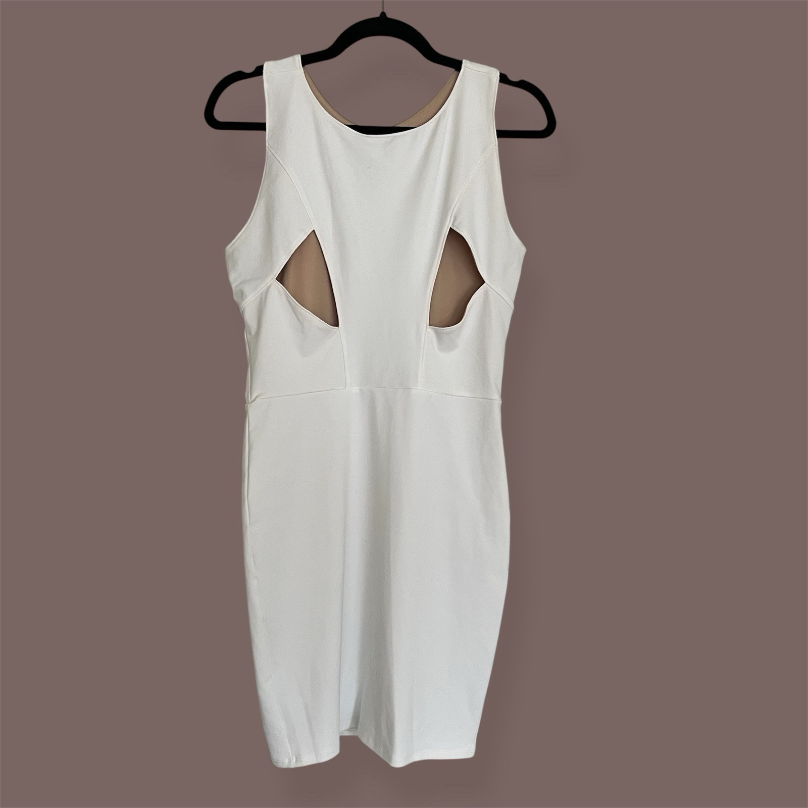 white christmas dresses Beaded Cut Out Maxi Dress